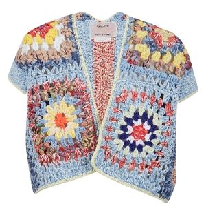 Crochet Gilet In Sunset vest